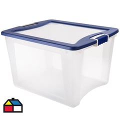 WENCO - Caja organizadora Clarity 71 lts 36x48x58 cm transparente