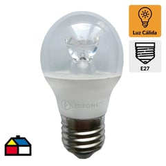 LEDZONE - Ampolleta Mini Globo Led E27 4 W Luz Cálida