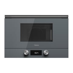 TEKA - Microondas empotrable 22 litros display digital gris piedra