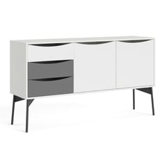 TVILUM - Arrimo 86133 Gogocn Blanco Mate/Gris 147.2xx81.4 cm