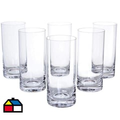 BOHEMIA - Set 6 vasos cristal 470 ml transparente