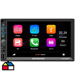 AIWA - Radio doble din android carplay bluetooth pantalla 7"