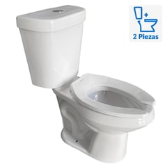 BRIGGS - Sanitario WC/WC a Piso 30,5 cm 6 Litros MAELSTROM ADA ELONGADO OPEN RING BLANCO