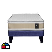 JUST HOME COLLECTION - Cama 1,5 plazas azul