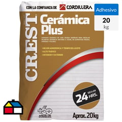 CREST - Adhesivo Cerámica/Gres Piso/Muro Superficie Rígida 20 Kg