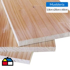 TIMBERMAC - Lámina Mueblería 18 mm 20x60 cm