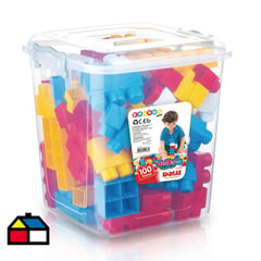 KIDSCOOL - Set blocks didáctico encaje Jumbo 100 pcs