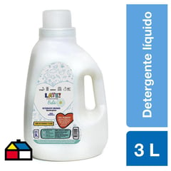 LATE - Detergente bebé orgánico 3 litros con aroma a manzanilla