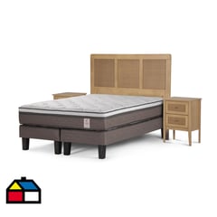 ROSEN - Cama New Style 6 2 plazas Blanco