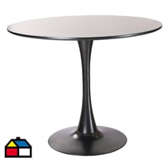 VEKKAHOME - Mesa de comedor Negro