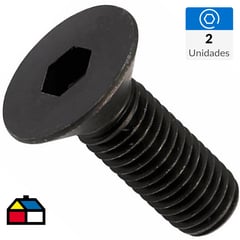 MAMUT - Perno parker cabeza plana M4-0.7x20 mm pavonado 2 unid