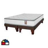 FLEX - Cama Europea chocolate innova king