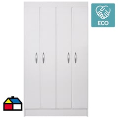 CIC - Closet Bagua 4 puertas blanco