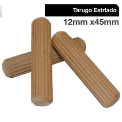 PRACTICOS - Tarugo estriado 12x45 50 unidades