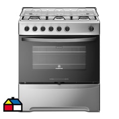 MADEMSA - Cocina a Gas 6 Platos Acero M 820 T