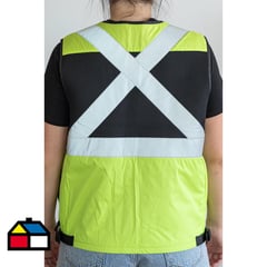 TOPSAFE - Chaleco geologo reflectante amarilla talla xxl