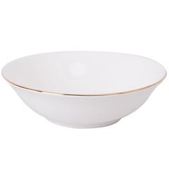 HALLEN - Ensaladera 23 cm blanca porcelana