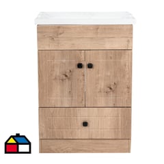 DOMSA - Kit mueble vanitorio B60PH-W F 60x47x80 cm