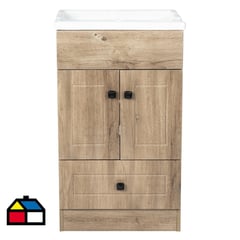 DOMSA - Kit mueble lavaplatos B50PH-W F 50x40x80 cm