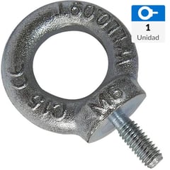 MAMUT - Perno ojo para elevacion M12 x 30 mm zincado 1 unid