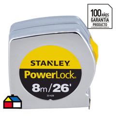 STANLEY - Huincha de medir 8 metros metal