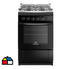 MADEMSA - Cocina a Gas 4 Platos Negro MV 210 T