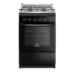 MADEMSA - Cocina a Gas 4 Platos Negro MV 210 T