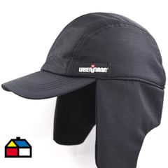 UBERMANN - Gorro invierno cubre orejas negro