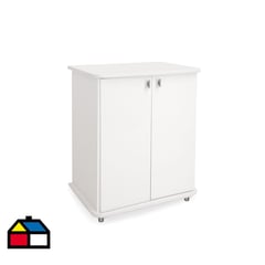 HOGA - Mueble para microondas noa blanco 76x60x43 cm