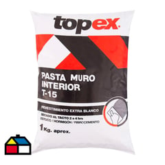 TOPEX - Pasta muro interior TR-15 bolsa 1 kilo