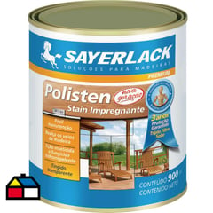 SAYERLACK - Protector para madera Stain impregnante polisten Natural 1/4 de galón