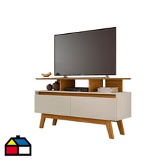 HOGA - Rack tv 50 rubí 1.2 canela 65x120x38 cm