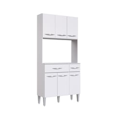 HOGA - Mueble de cocina blanco 170x80x32 cm