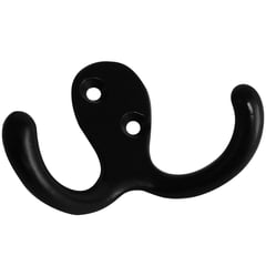 MAMUT - Percha (colgador) doble 42 x 30 mm negro 1 unid