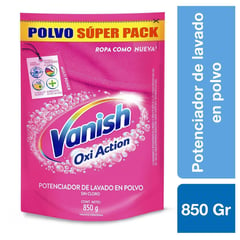 VANISH - Quitamanchas polvo rosa doypack 850 gr