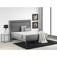 INNOVAMUEBLES - Cama Silver + respaldo 2 plazas