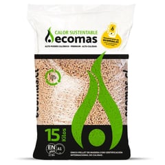 ECOMAS - Pellet de madera 15 kg