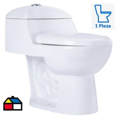 DUSCHY - Sanitario One piece a Piso 30,5 cm 6 Litros Lund Blanco