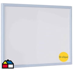 BI SILQUE - Pizarra Blanca Melamina 60x40 Mdf Azul Bi-silque