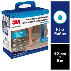 3M - Cinta Antideslizante para Baños 50 mm x 5 m