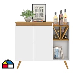 MOBILFRANK - Buffet Cava Blanco y nogal 105xx87 cm