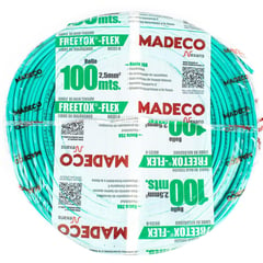 MADECO - Cable libre de halógenos (H07Z1K) 2,5 mm2 100 m verde