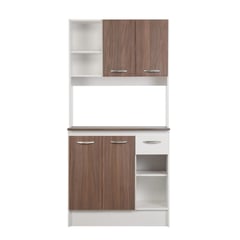 CIC - Mueble de cocina Sofía 4 puertas 1 cajon 90x180x36