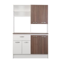 CIC - Mueble de cocina Emma 6 puertas 1 cajon 120x180x36