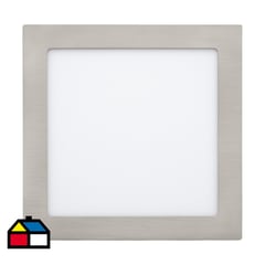 EGLO - Panel Led Empotrado Cuadrado 16,5W Luz cálida