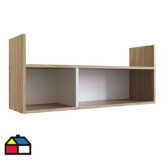 BE DESIGN - Repisa Honey cubo café/blanco