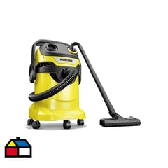 KARCHER - Aspiradora seco/húmedo eléctrica 1100W 25 L