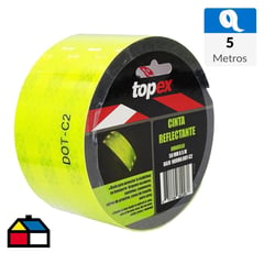 TOPEX - Cinta reflectante 50mmx5m am dot-c2