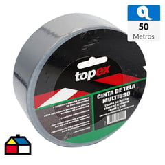 TOPEX - Cinta tela adhesiva profesional 48mm x 50m