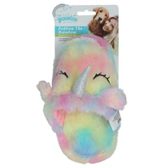 PAWISE - Juguete perro rainbow pantufla